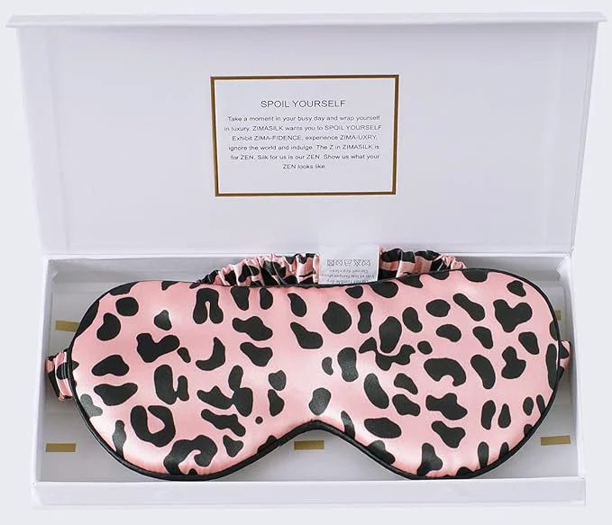 Stylish ZIMASILK Adjustable 22 Momme Mulberry Silk Sleep Mask User-Friendly