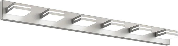 Functional SineRise LED Modern Bathroom Vanity Light Fixtures Brushed Nickel Modern Consistent