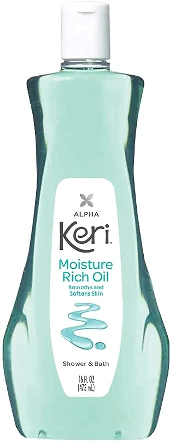 Smooth Keri Moisturizing Shower and Bath Oil 16 Fl Oz Powerful