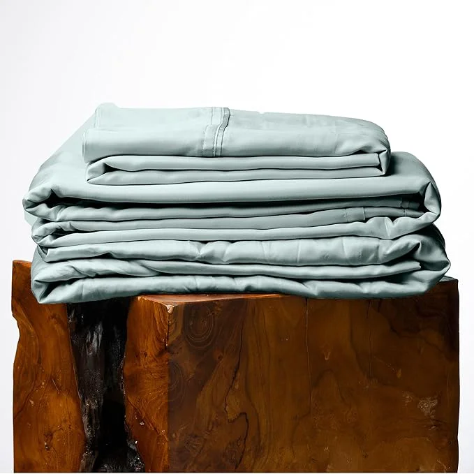 Dependable Olive Crate Tencel Lyocell Eucalyptus Full Sheet Set – Cooling Tencel Sheets for Hot Sleepers with 16 Inch Deep Pocket Fit – Double Bed Sheets – Eucalyptus 4-Piece Set Unique
