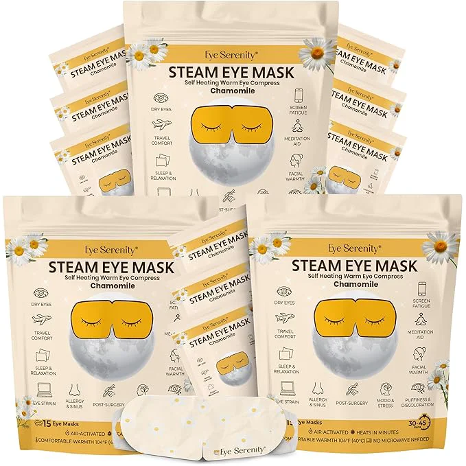 Functional Lure Essentials Steam Eye Mask Heated Eye Mask Self Heating Warm Compress Artisan