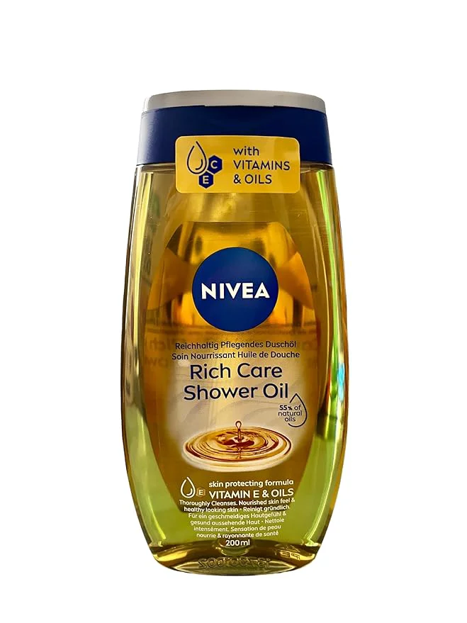 Soft Nivea Shower Oil Natural Caring 200ml Artisan