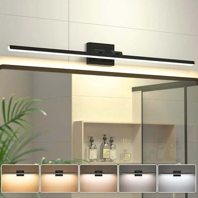 Genuine VOLISUN Modern Bathroom Vanity Light 48 inch 30W Dimmable 5CCT Led Bathroom Contemporary