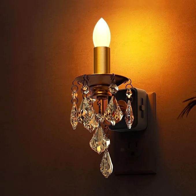 Proven L LOHAS LED Candle Night Light Night Lights Plug into Wall LED Candle Night Minimalist