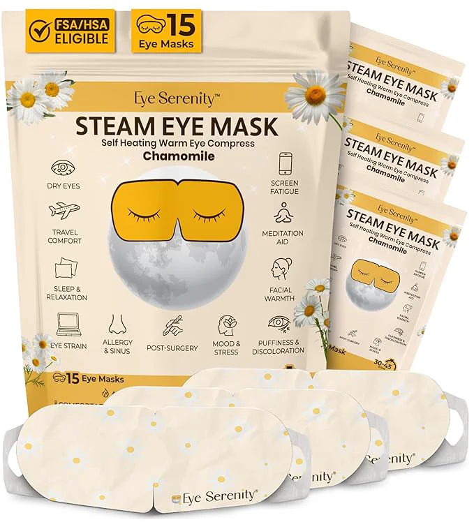 Dependable Eye Serenity Steam Eye Mask Heated Eye Mask Self Heating Warm Compress Stylish