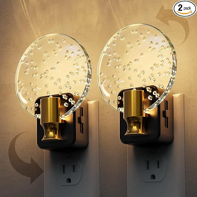 Classic L LOHAS LED Night Lights Plug into Wall Dusk to Dawn Sensor 3000K Soft White Elite