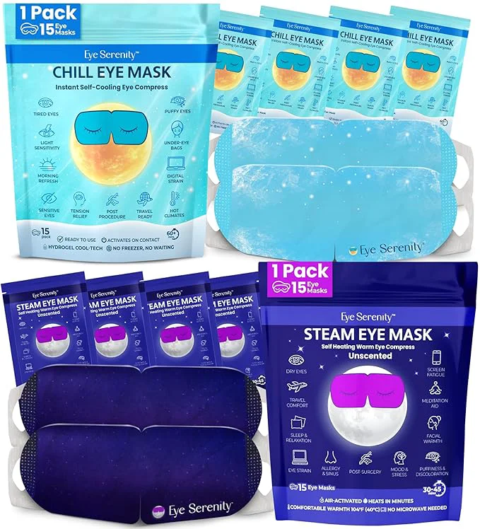 Casual Lure Essentials CHILL Eye Mask and Steam Eye Mask Top-Quality