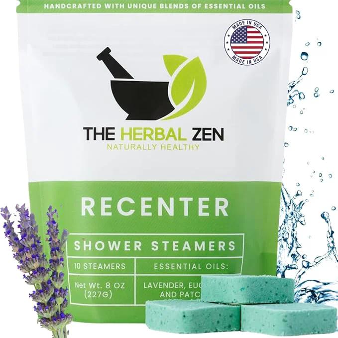 Detailed Recenter Shower Steamers Aromatherapy Traditional