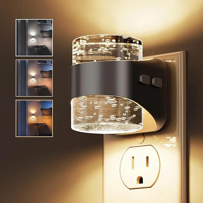 Organic L LOHAS LED Night Light Bubble Night Lights Plug into Wall 3000K 4000k 5000K Green