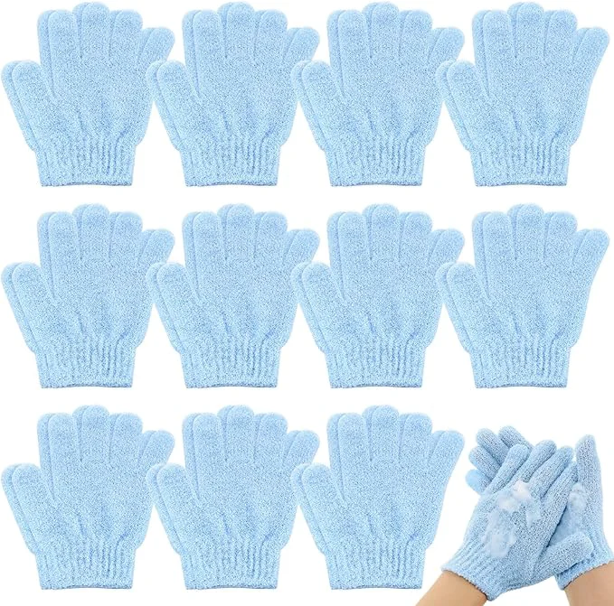 Long-Lasting Ramede 30 Pair Exfoliating Glove Double Sided Exfoliating Bath Gloves Pack Elegant