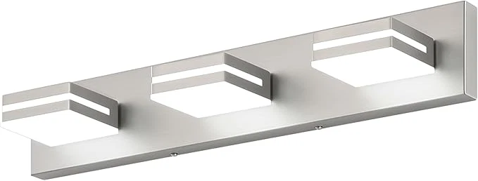 Genuine SineRise LED Modern Bathroom Vanity Light Fixtures Brushed Nickel Modern Casual
