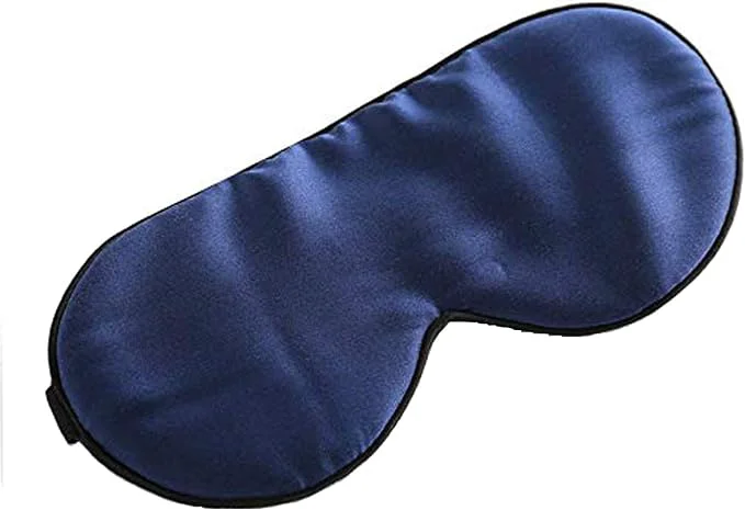 Responsible Silk Eye Mask with Adjustable Strap Satin Blackout Sleeping Mask Recyclable