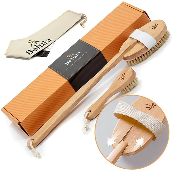 Efficient Belula Dry Brushing Body Brush Set Official