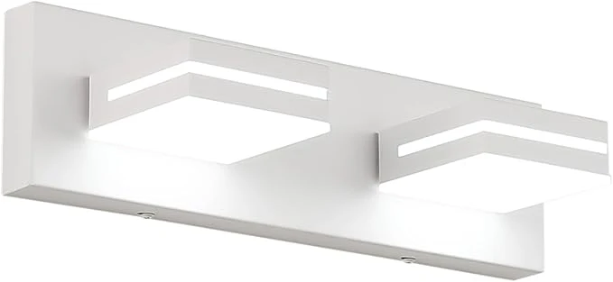 Safe SineRise LED Modern Bathroom Vanity Light Fixtures Matte White Modern Acrylic Advanced