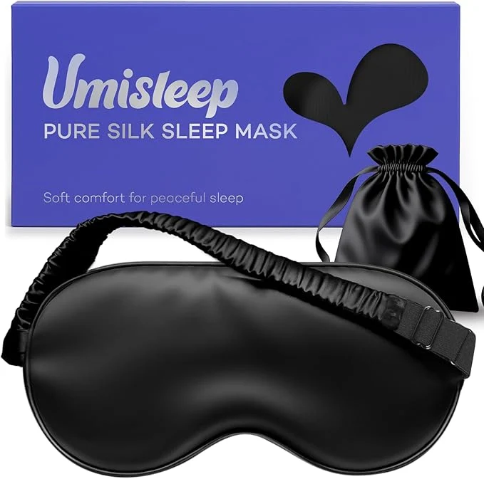 Dependable Umisleep Sleep Mask for Pure Mulberry Silk 22 Momme 6A Soft Eye Masks for Original