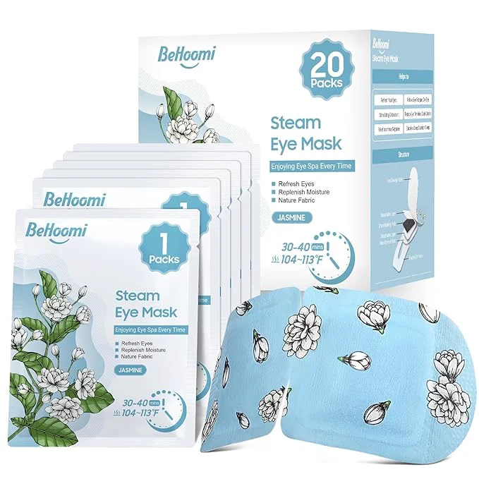 Top-Quality BeHoomi 20Packs Steam Eye Mask Heated Eye Mask Warm Compress Prestigious
