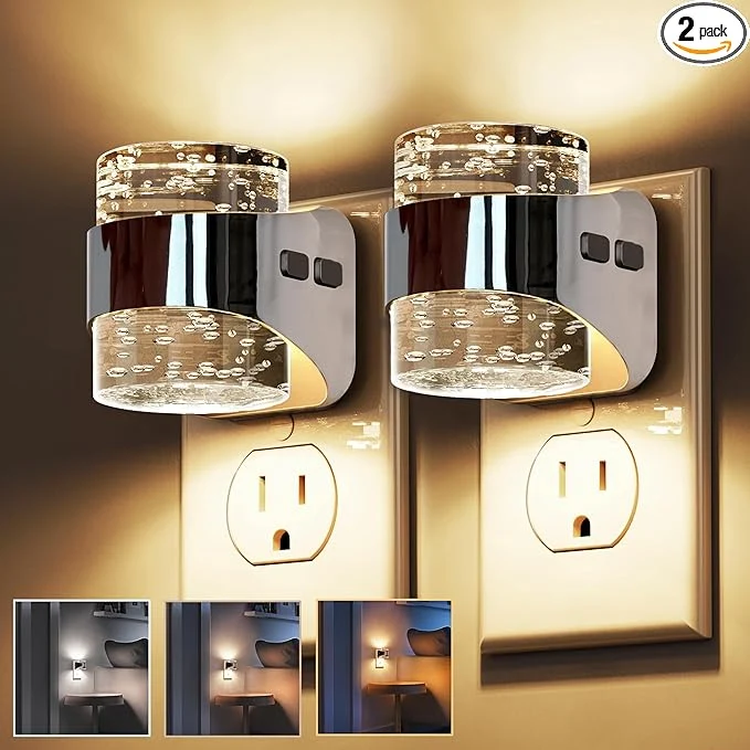 Sustainable L LOHAS LED 2 Pack 3CCT Night Lights Plug into Wall 3000K 4000k 5000K High-Performance