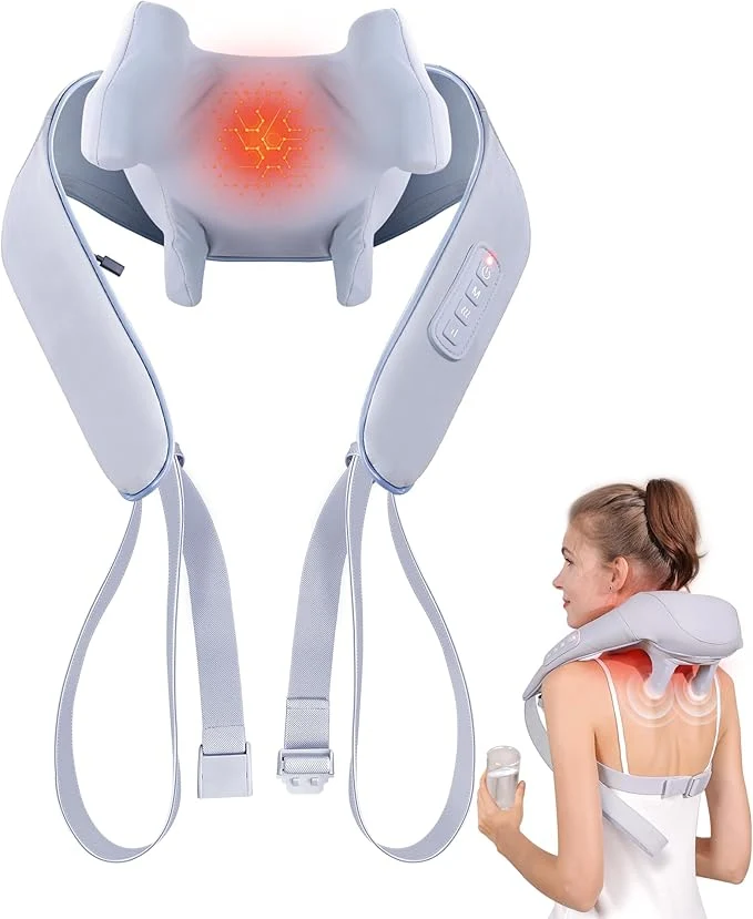 High-Performance MASGRE Electric Shiatsu Back and Neck Massager Cordless Shoulder Massager Elite