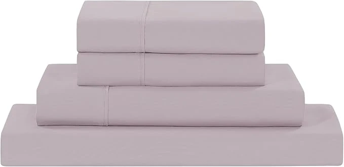 Versatile Modern Threads Soft Microfiber Solid Sheets – Luxurious Microfiber Bed Sheets – Includes Flat Sheet Fitted Sheet with Deep Pockets amp Pillowcases Dusty Mauve California King Original Design
