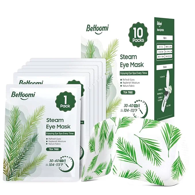 Practical BeHoomi Steam Eye Mask Self Heating Disposable SPA Warm Compress Expertly Made