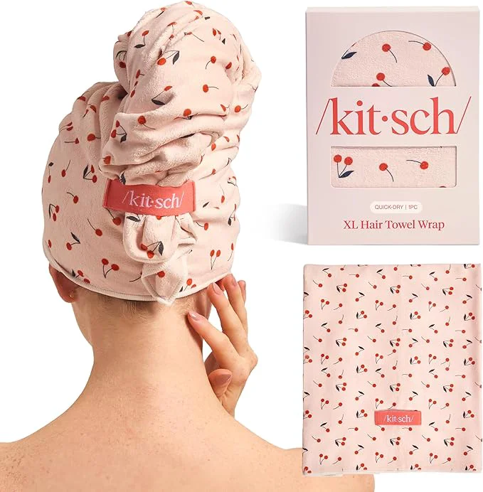 High-End Kitsch Plush Microfiber Hair Towel Wrap Advanced