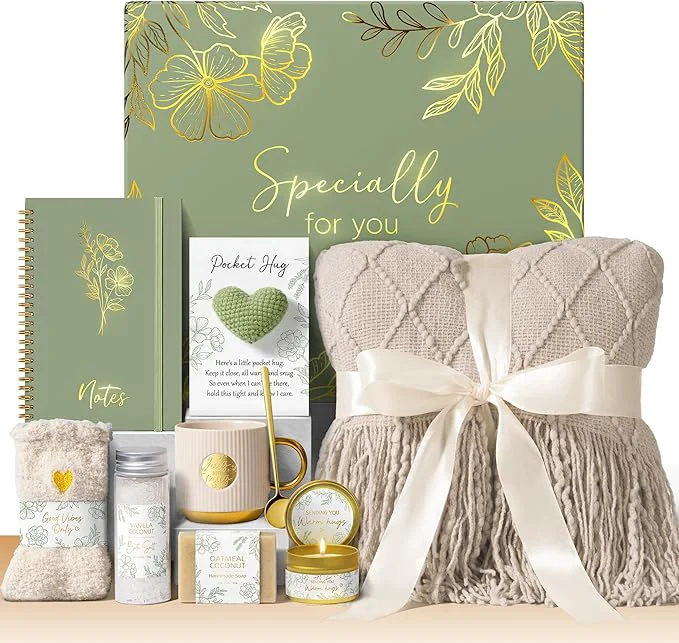 Fashionable Self Care Gifts for Women Get Well Soon Gift Baskets Mothers Day Birthday Unique