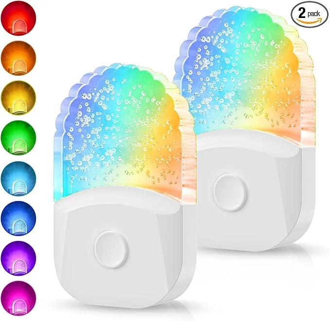Reusable Night Lights Plug Into Wall Color Changing Night Light Contemporary