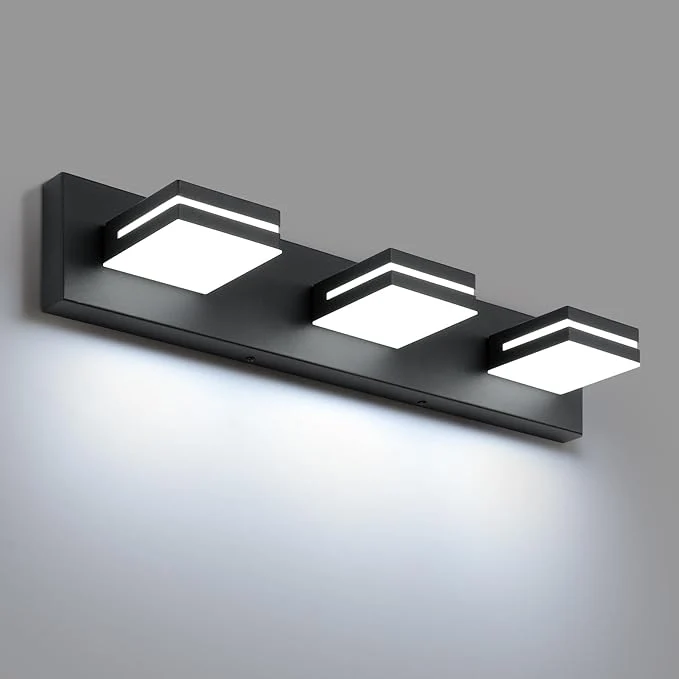 User-Friendly SineRise LED Modern Bathroom Vanity Light Fixtures Modern Acrylic Bathroom Advanced