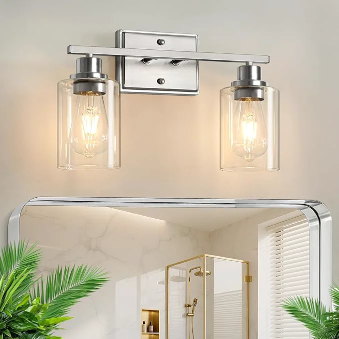User-Friendly Unicozin 2 Light Bathroom Light Fixtures Modern Vanity Lights Over Mirror Optimized