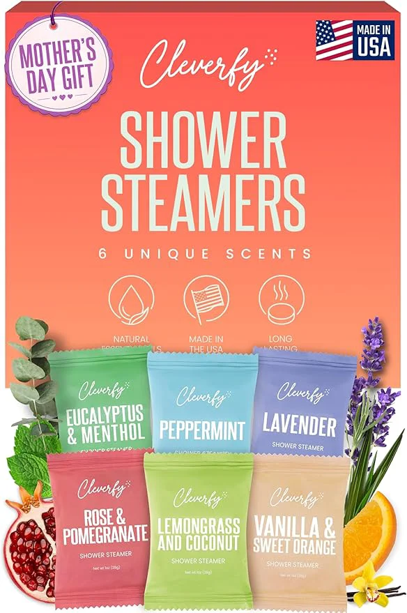 Luxury Cleverfy Shower Steamers Aromatherapy Selected