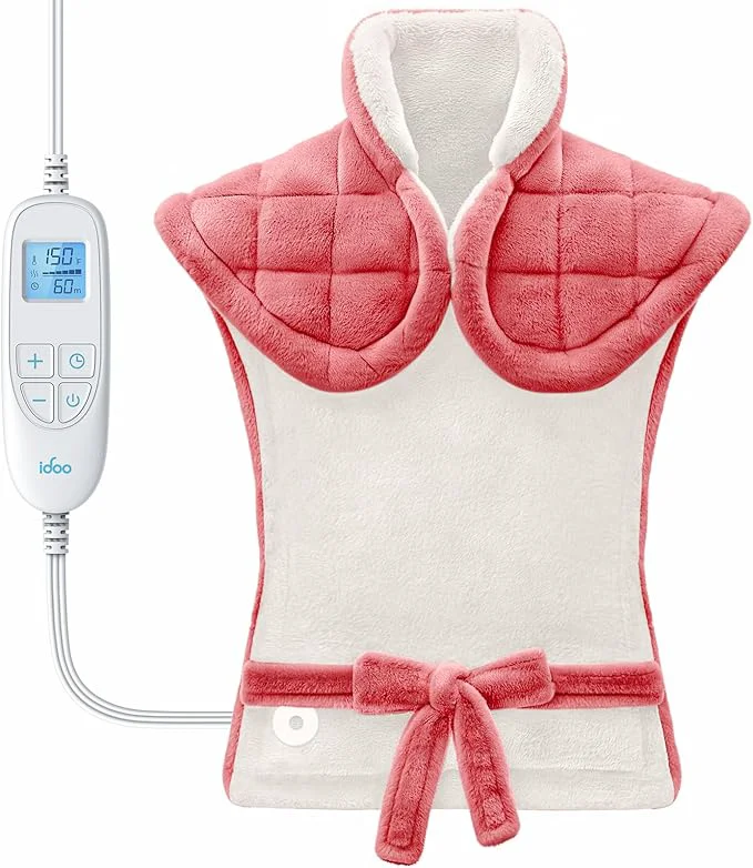 Stylish iDOO Heating Pad for Back Neck Shoulders Pain Relief FSA Eligible Items Consistent