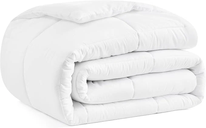 Breathable Casual Living Duvet Insert California King Comforter Cooling Blanket Lightweight Hypoallergenic Reversible White Comforter Box Stitch Fluffy Bedding Down Machine Washable Cal King White Traditional