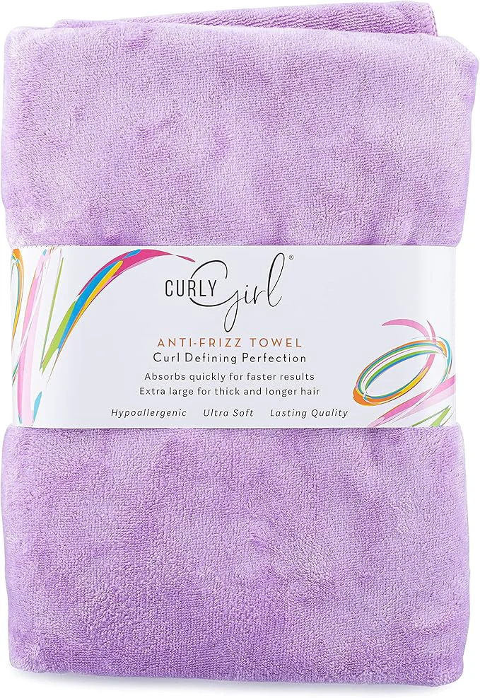 Classic Curly Girl Towel for Women Traditional