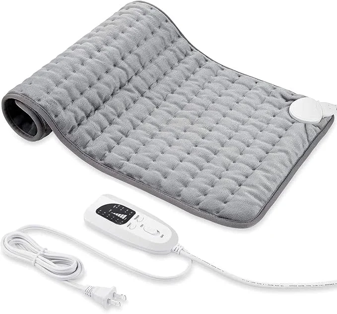 Innovative Electric Heating pad for Back Neck Shoulder Knee Arms Legs- Electric Heat Pads Natural