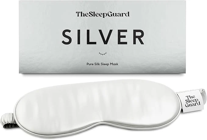 Sustainable TheSleepGuard Pure Silk Sleep Mask Light Blocking Travel Essentials. Eye Masks Unique