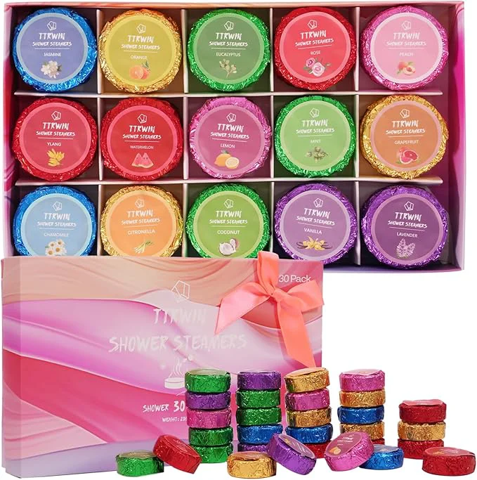 User-Friendly Shower Steamers Aromatherapy 30 Pack Shower Bombs High-Quality