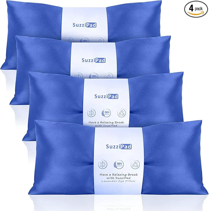Carefully Designed SuzziPad Lavender Eye Pillows for Relaxation Eco-Friendly