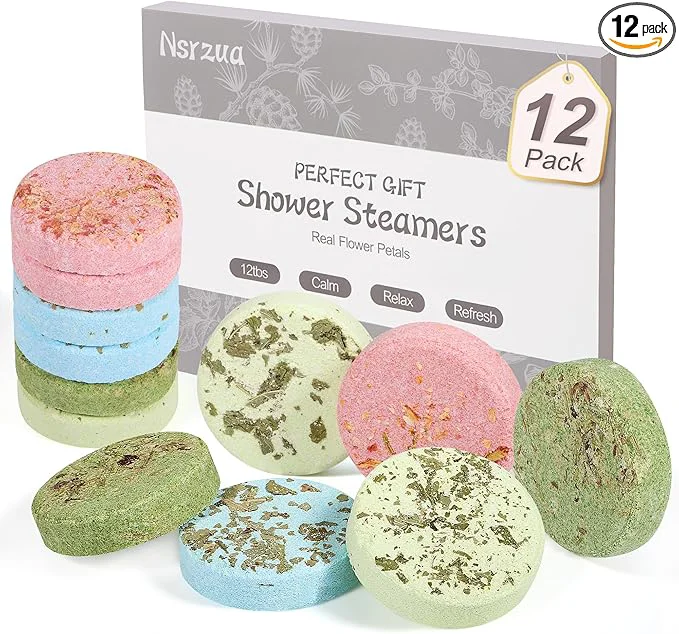 Traditional Shower Steamers Aromatherapy Birthday Gifts Minimalist