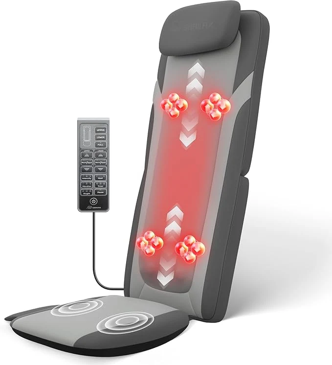 Practical Snailax Back Massager for Full Back Pain Relief Deep Tissue Long Track Dual 3D High-Quality
