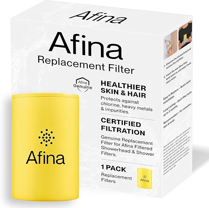 Eco-Friendly Afina Filter for Afina Filtered Showerhead Shower Filter Fine Crafted