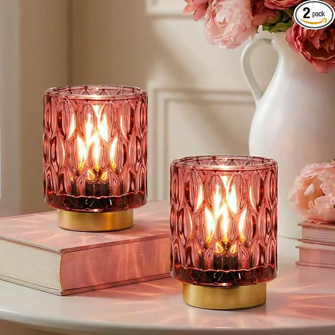 Long-Lasting Battery Operated Table Lamps Timer Mini Crystal Lamp Official