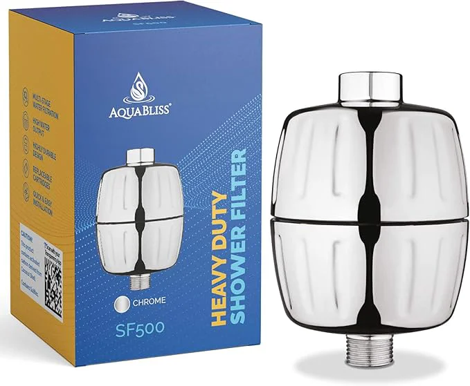 Powerful AquaBliss Heavy Duty Shower Filter – Latest Superior Advanced 30x Filtration Outstanding