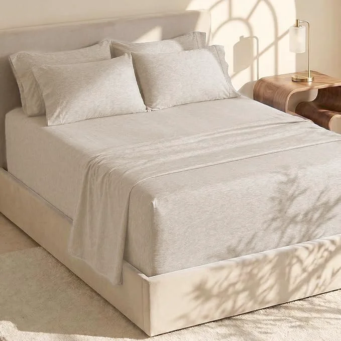 Verified Hearth amp Harbor Bed Sheets Luxury Soft 6 Piece Bed Sheet Set Extra Deep Pocket Fitted Sheets Fits Mattress up to 21 quot Double Brushed Bedding Sheets amp Pillowcases Outstanding
