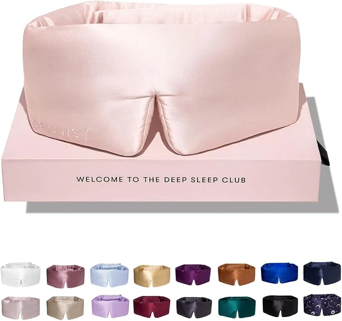 Safe DROWSY Silk Sleep Mask Lightweight