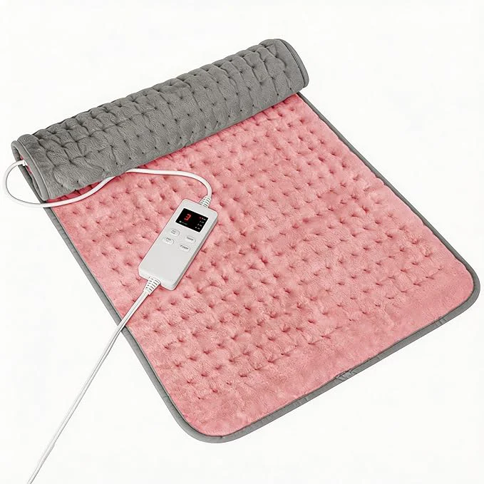 Crafted Pink Heating Pad for Gifts Soothing Heat Therapy for Women Men Carefully Designed