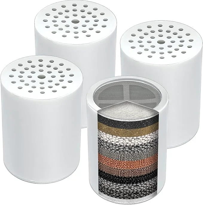Environmentally Friendly Casaheal 4 Pack 15 Stage Shower Filter Cartridge Next-Generation