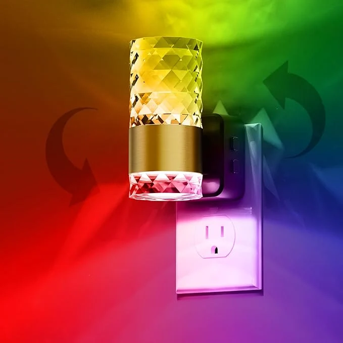 High-Performance L LOHAS LED Night Light Night Lights Plug into Wall 10-Color RGB Change Authentic