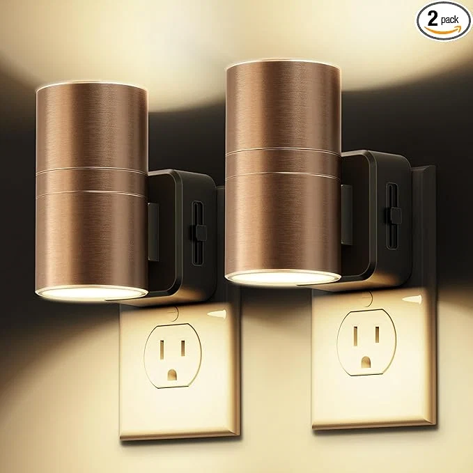 Organic L LOHAS LED Night Light 2 Pack Night Lights Plug into Wall Automatic Dusk to Comfortable