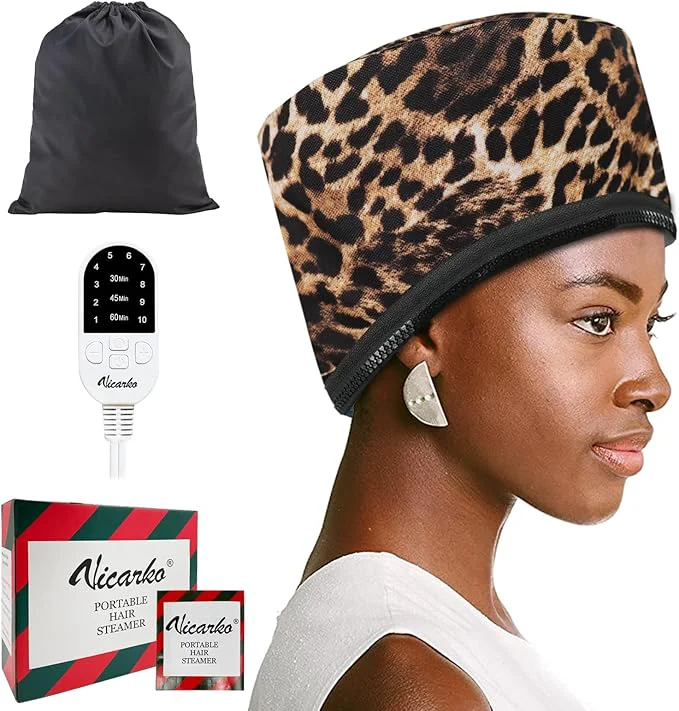 Excellent VICARKO Hair Steamer for Deep Conditioning 10-Level Heats Up Quickly 118 Elite