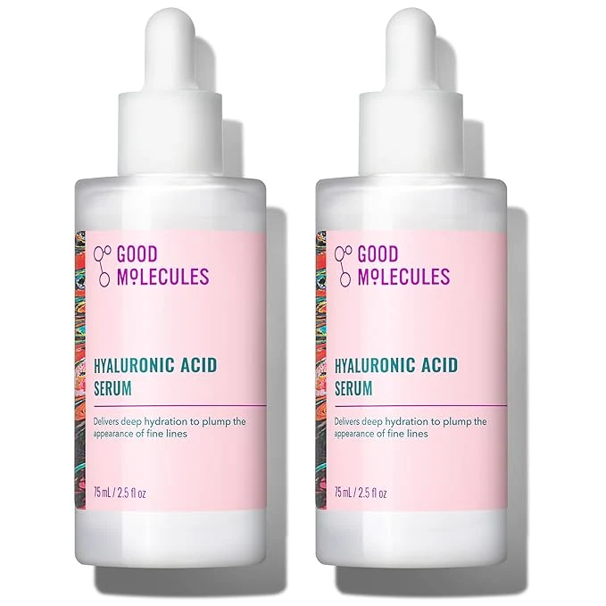 Efficient Good Molecules Hyaluronic Acid Serum Pack 2 – 75 ml 2.5 fl oz Each Sustainable